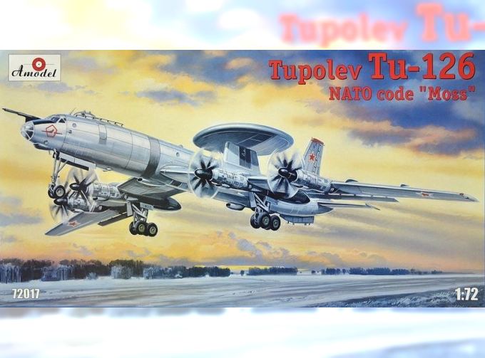 Сборная модель Советский самолёт ДРЛО Ту-126