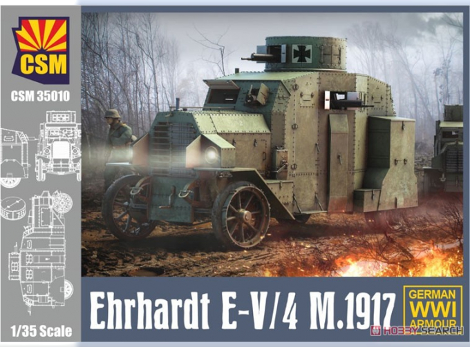 Сборная модель Ehrhardt M.1917 Armoured Car