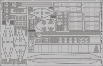 Фототравление для German Submarine Type IX C/40 hull pt. 2