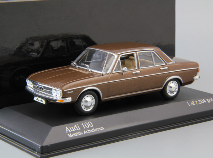 AUDI 100 (1969-75), brown metallic