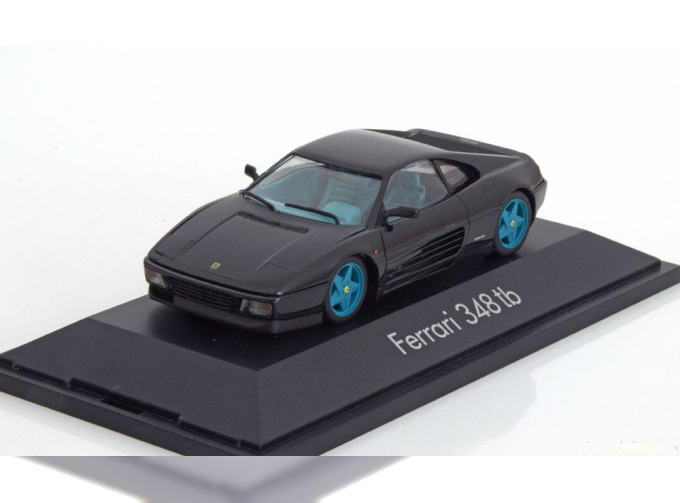 FERRARI 348 TB (1989), black-metallic turquoise