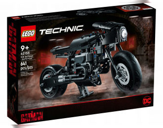 BATMAN Lego Technic - The Batman Batcycle - Motorcycle - The Batman Movie - 641 Pezzi - 641 Pieces, Black