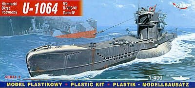 Сборная модель U-1064 typ U-VIIC/41 Turm IV