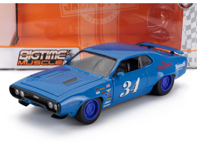 PLYMOUTH Gtx №34 Racing Coupe (1972), blue