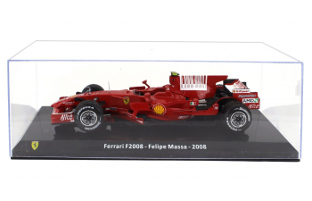 FERRARI F1 F2008 №2 Season (2008) Felipe Massa - Con Vetrina - With Showcase, F-1 Red Met