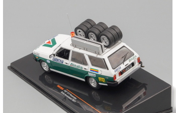 FIAT 131 Panorama техничка "Fiat Alitalia Team" с багажником и колесами на крыше 1979