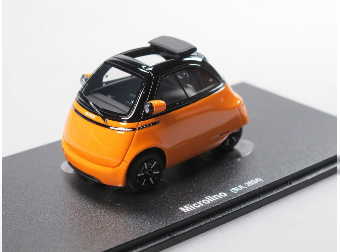 Microlino "Urban" (open roof) (2018), orange/ black