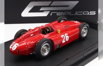 FERRARI F1 D50 Long Nose №26 2nd Monza Italy Gp Fangio (1956) World Champion (after Lap 32 With The Collins Car), Red