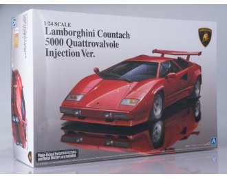 Сборная модель Lamborghini Countach 5000 Quattrovalvole Injection Ver