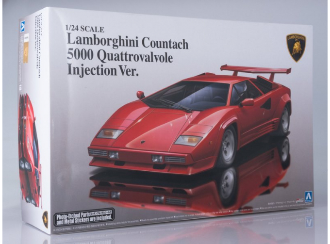 Сборная модель Lamborghini Countach 5000 Quattrovalvole Injection Ver