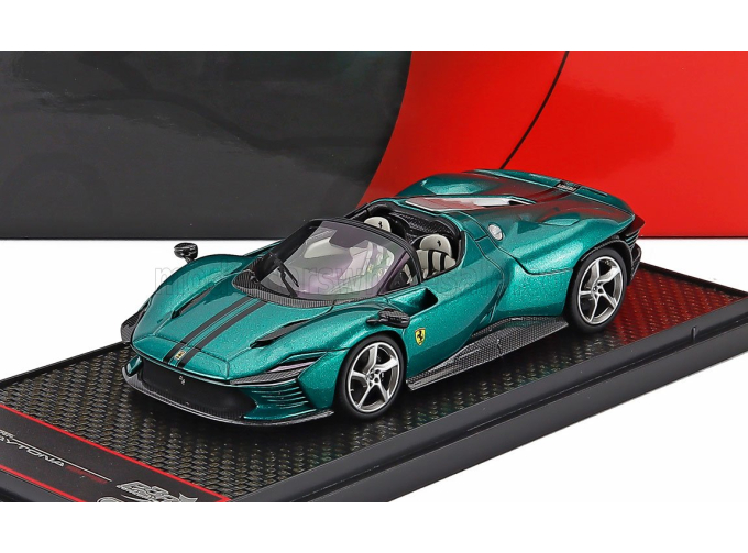 FERRARI Daytona Sp3 Serie Icona Open Roof (2022), Verde Manzoni - Green Black