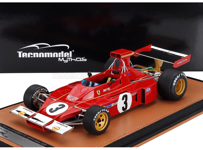 FERRARI F1 312 B3 №3 Italy Gp Jacky Ickx (1973) , Red