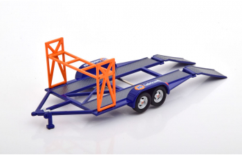 76 LUBRICANTS Trailer, blau/orange