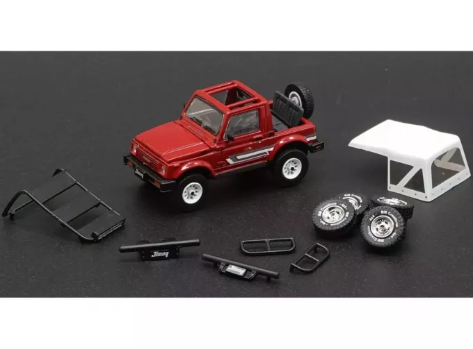 SUZUKI Jimny Sj413 Soft-top (1991), Red White