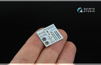 3D Декаль интерьера кабины Schwimmwagen type 166 (Tamiya) (малая версия)