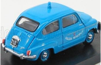 FIAT 600D POLIZIA MUNICIPALE ROMA (1960), LIGHT BLUE