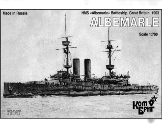 Сборная модель HMS Albemarle Эскадренный броненосец 1903