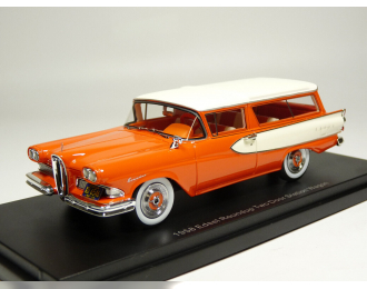 EDSEL Roundup two-door station wagon (1958), red/white