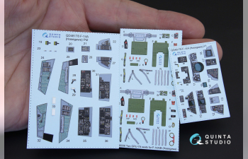 3D Декаль интерьера кабины F-14A (для модели Hasegawa)