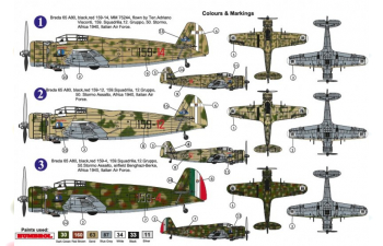 Сборная модель Breda Ba.65A-80 In Italian service