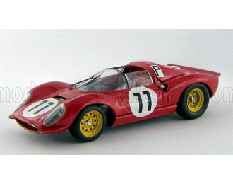 FERRARI Dino 206s №11 1000km Nurburgring (1966) L.Bandini - L.Scarfiotti, Red