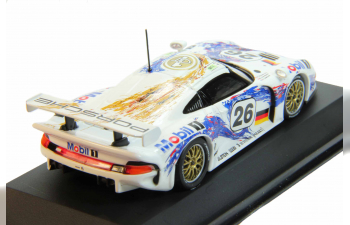 PORSCHE 911 GT1 #26 Wendlinger-Goody-Dalmas Le Mans (1996), white