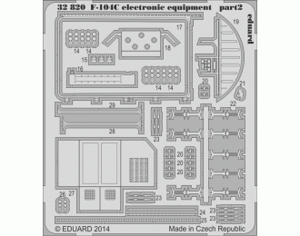 Фототравление для F-104C electronic equipment