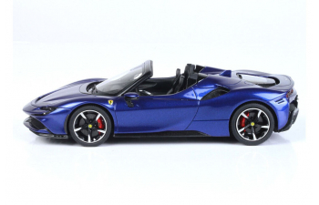 FERRARI SF90 Stradale Hybrid Spider 1000hp open roof (2020), blue