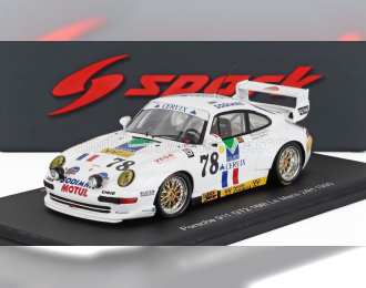 PORSCHE 911 993 Gt2 3.3l Turbo Coupe Team J.f.veroux №78 24h Le Mans (1995) Didier Ortion - Jean Francois Veroux - Eric Van De Vyver, White