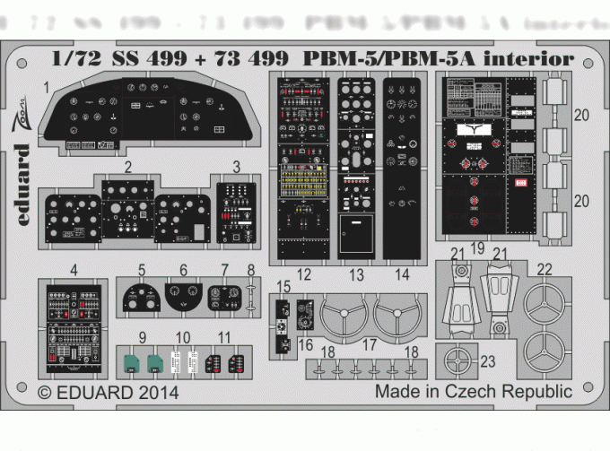 Цветное фототравление для PBM-5/PBM-5A interior S.A.