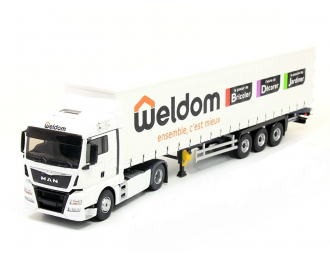 MAN TGX EURO 6 с полуприцепом "WELDOM" 2015