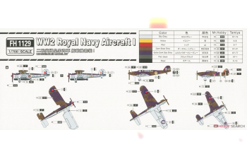 Сборная модель WW2 Royal Navy Aircraft I