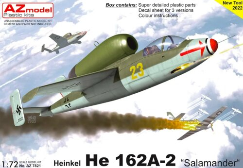 Сборная модель Heinkel He 162A-2 Salamander
