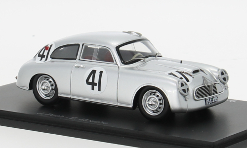 BORGWARD Hansa 1500s №41 24h Le Mans (1953) Jacques Poch - Edmond Mouche, Silver