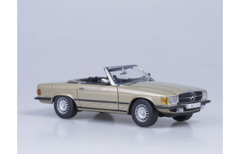 MERCEDES-BENZ 350 SL Open Convertible (1977), metallic gold