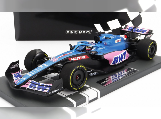 RENAULT F1 A522 Team Alpine Bwt N14 Australian Gp (2022) Fernando Alonso, Blue Pink