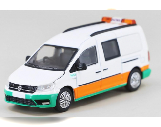 VOLKSWAGEN Caddy Bus Maintenance Car, white/orange/green