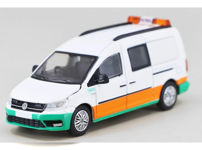 VOLKSWAGEN Caddy Bus Maintenance Car, white/orange/green