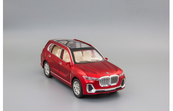 BMW X7, красный