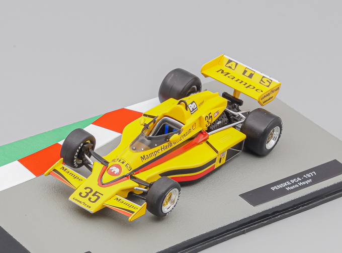 PENSKE F1 Pc4 N 35 Season (1977) Hans Heyer, yellow