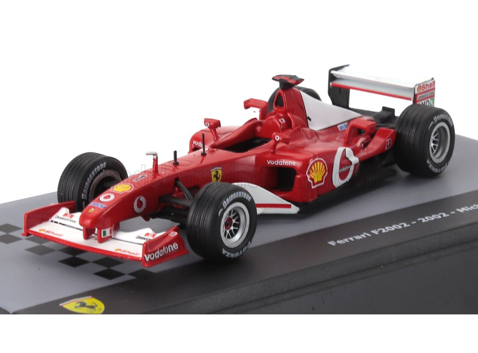 FERRARI F1 F2002 №1 World Champion Season (2002) Michael Schumacher - Con Vetrina - With Showcase, Red White