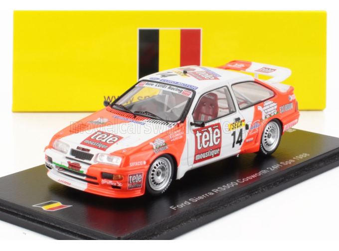 FORD Sierra Rs500 Cosworth №14 24h Spa (1988) Thierry Tassin - Romain Feitler - Jean Claude Andruet, Red White