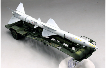Сборная модель Ракетная установка  советский подвижный зенитный комплекс  С-75 «Двина»