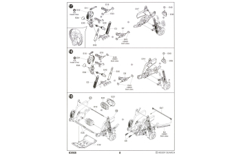 Сборная модель Автомобиль повышенной защищенности M1280 LMTV + полуприцеп M1101