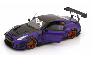 NISSAN Skyline GT-R (R35) LBWK Bodykit Type 2, purple-metallic