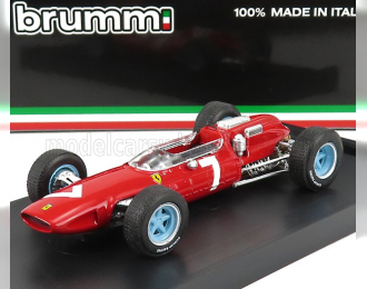 FERRARI F1 158 №7 Winner German Gp John Surtees (1964) World Champion, Red