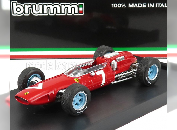 FERRARI F1 158 №7 Winner German Gp John Surtees (1964) World Champion, Red