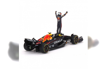 RED BULL F1 Rb18 Team Oracle Red Bull Racing №11 Winner Monaco Gp (2022) Sergio Perez, Matt Blue Yellow Red