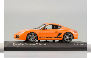 PORSCHE Cayman S (2008), orange