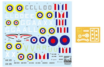 Сборная модель Curtiss ‘Tomahawk’ MK.II B Fighter (The British Commonwealth Air Forces)